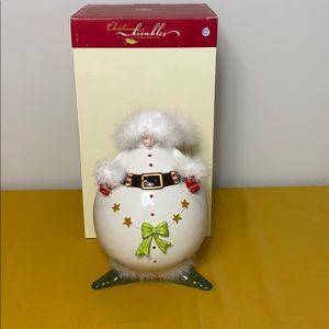 Krinkles Snow Elf Cookie Jar